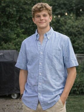 Chambray Shirt BOYS SIZE 14